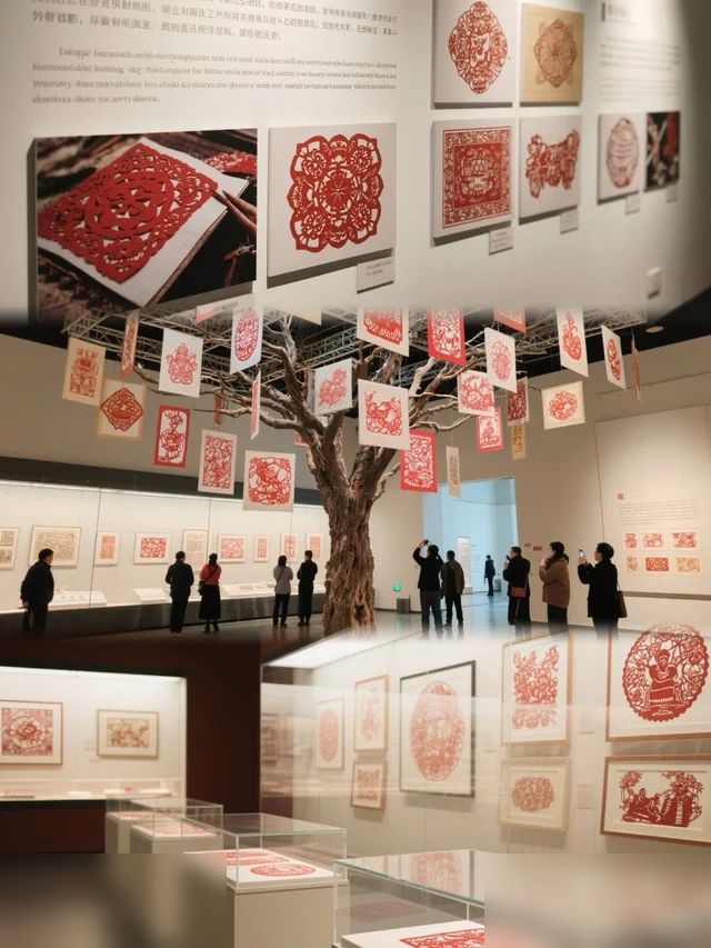 非遗类剪纸艺术展厅展馆|设计制作